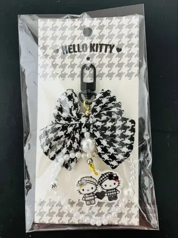 헬로키티 흑백 걸리시 쌍둥이 코디 디자인 시리즈 스트랩