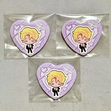 에이리언 스테이지 에이스테 루카 하트형 캔뱃지