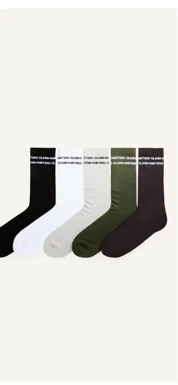 H&M GLENN MARTENS 글렌 마틴스 삭스 5켤레