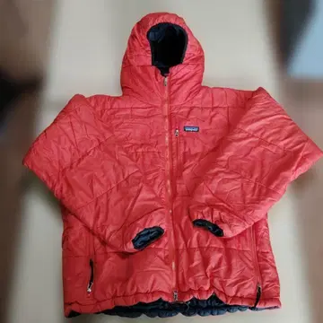 patagonia 다운 자켓 오렌지
