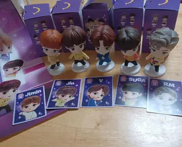 Tiny Tan 피규어 세트 맥도날드 콜라보 5체 & 포스터