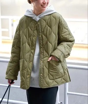 MINI RIP 퀼팅 블루종