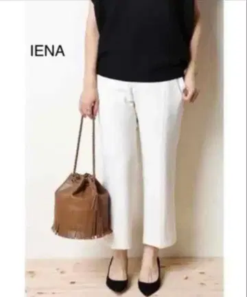 새상품급 IENA 밀리오 플레어 크롭 팬츠