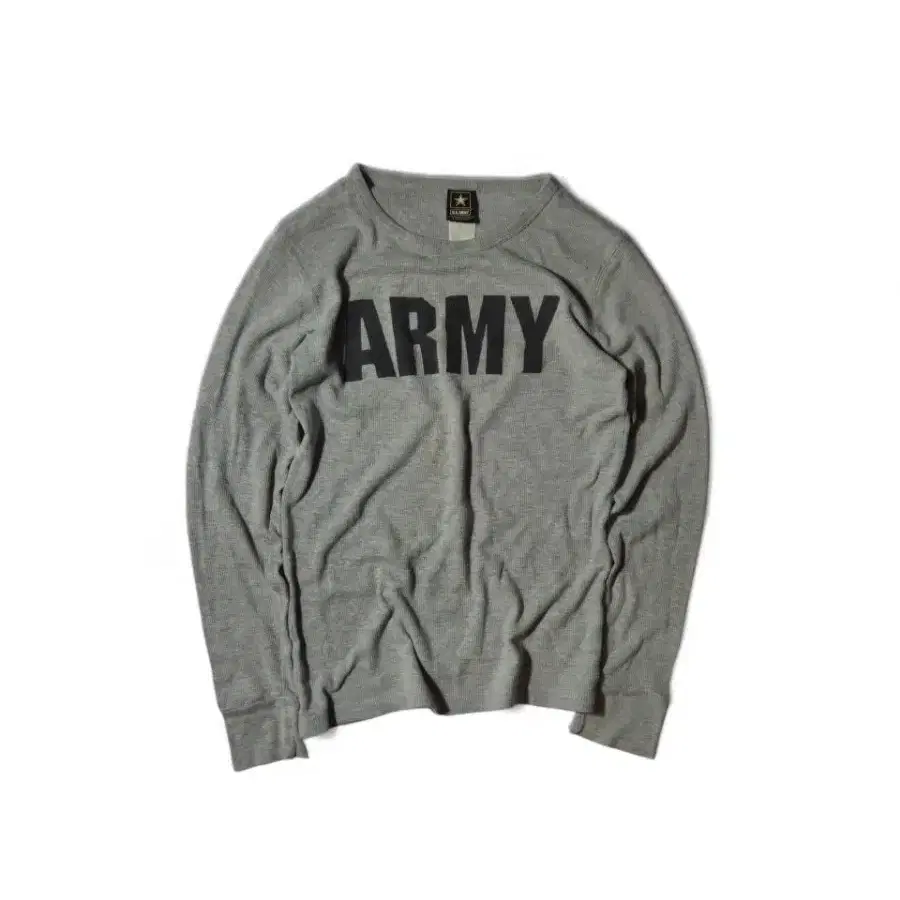 U.S. ARMY Brushed Long Sleeve T-shirt Waffle Thermal S