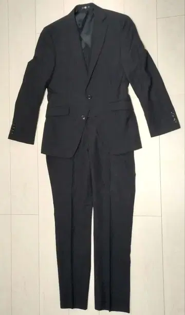 [ SUIT SELECT ] 수트 size:Y4 다크 그레이 상하의 세트