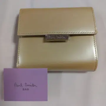 폴 스미스 접이식 지갑 아이보리