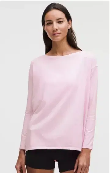 lululemon Back in Action 코튼 긴팔 셔츠