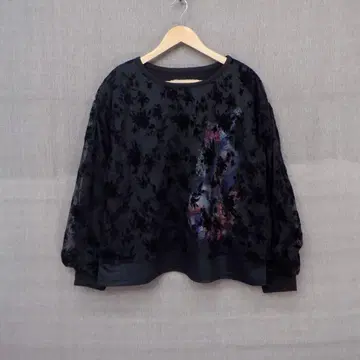 이즈스칼라 543254: 이국의 풍경과 바이올린 튤 겹침 풀오버