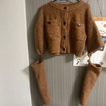 에크렐 부클레 암 글로브 세트 가디건