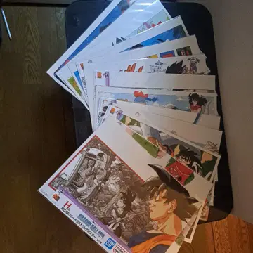 제1회 복권 H상 드래곤볼 클리어 포스터 컴프 세트