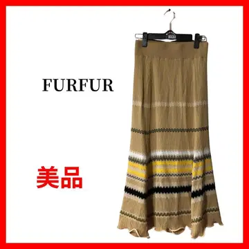 FURFUR 퍼롱 스커트 니트 프리 사이즈 B1410