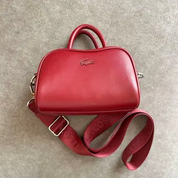 LACOSTE 롤라 가죽 스몰 숄더백