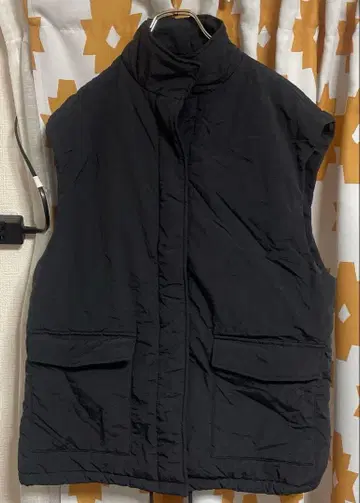 리노루세 퀼팅 베스트 M 사이즈 블랙