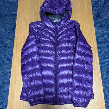 울트라 라이트 다운 자켓 L 보라색