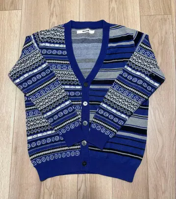 FACTOTUM 기하학 패턴 가디건