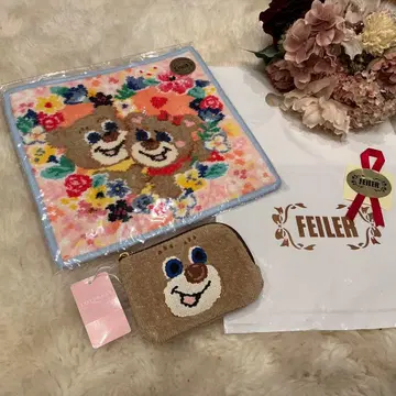 페이러 손수건 & 파우치 새상품