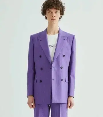 22ss LITTLEBIG 셋업 퍼플 스트라이프