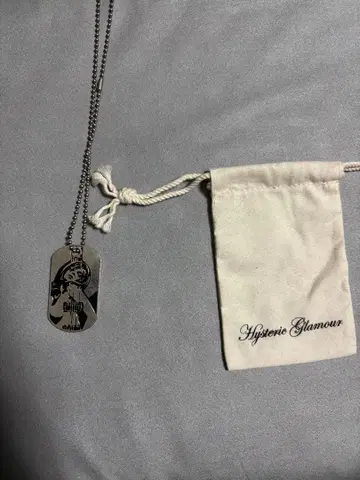 Hysteric Glamour 도그 택 목걸이