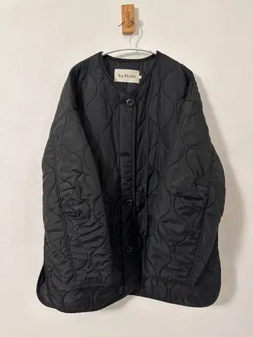 BEAMS 퀼팅 노카라 블루종