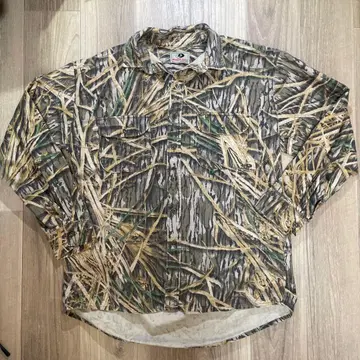 MOSSY OAK 모시 오크 카모플라쥬 긴팔 셔츠 USA제
