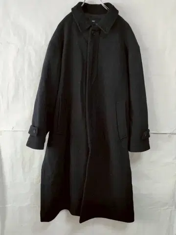 HARE 하레 롱 코트 아우터 무지 심플 블랙 small