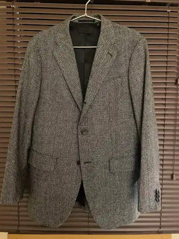 그레이 헤링본 테일러드 자켓 M 사이즈