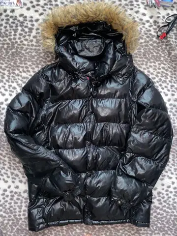 착용 사진 있음 헤이세이 갸루 퍼 다운 블랙