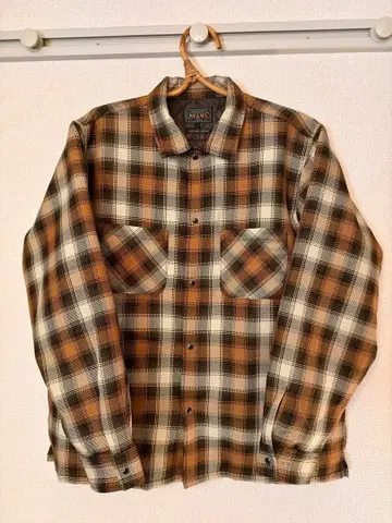 BEAMS+ 체크 무늬 자켓 M 사이즈