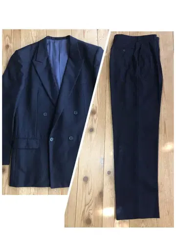 폴스미스 다크 네이비 더블 수트