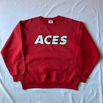 USA제 00s 저지 맨투맨 트레이닝복 그런지 Y2K 빨간색