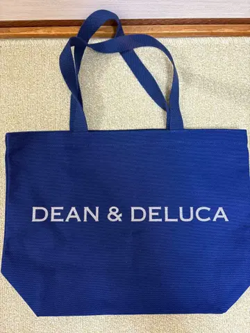 [ 새상품 미사용 ] 딘앤델루카 차리티 토트백 라피스 블루 L