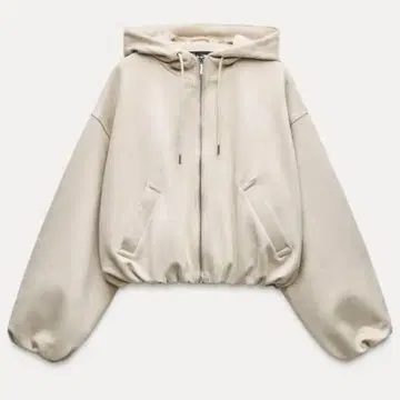 ZARA 페이크 스웨이드 크롭 자켓 S