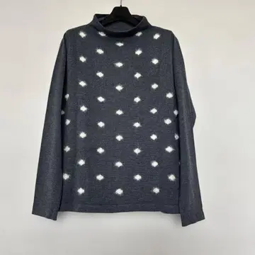 CRESCENT 블루 니트 상의