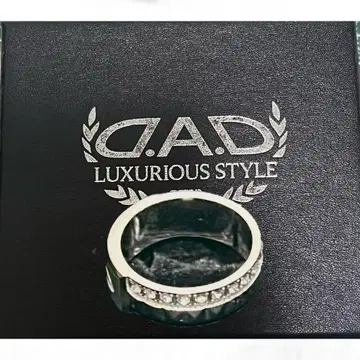 D.A.D 스톤 부착 실버 반지