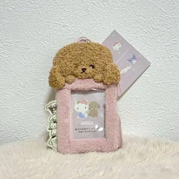 산리오 우리 아이 시리즈 토이 푸들 헬로키티 파우치 포함 카드 홀더