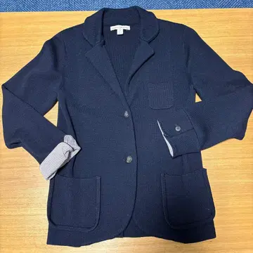 네이비 니트 자켓 M 사이즈