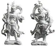 가챠가챠 금강역사상 아행 운형 석고 타입