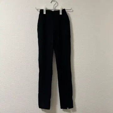 요리(yori) 누쿠누쿠 프론트 슬릿 레깅스 팬츠 블랙 34 사이즈