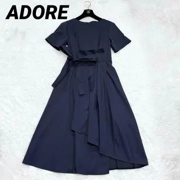 [ 새상품급 ] 어도어 원피스 테크노벤틸 원피스 리본 36