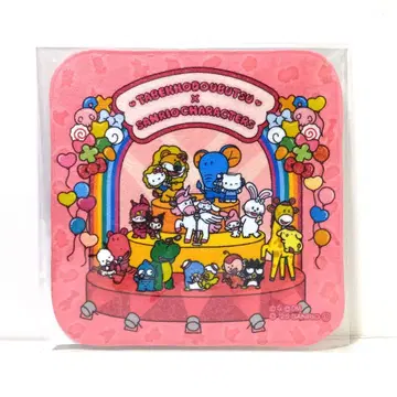 [ 새상품 ] 타베코 동물 산리오 캐릭터즈 미니 타월 핑크색