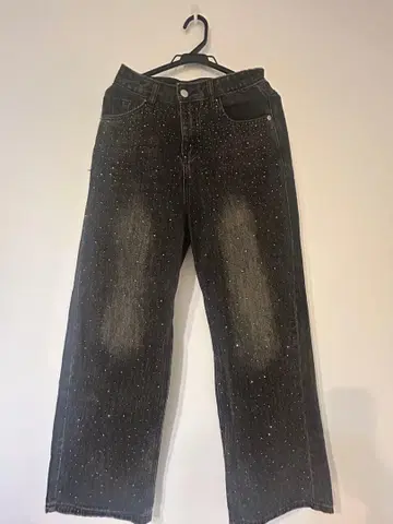 shaggie 블랙 데님 팬츠 S 사이즈