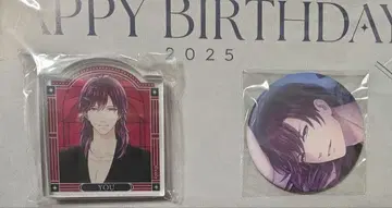 스마이 벌스데이 세트 하토리 캔뱃지 아크릴 블록