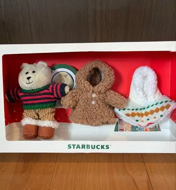 스타벅스 베어리스타 크리스마스 의상 새상품 익명 2025 수량 한정