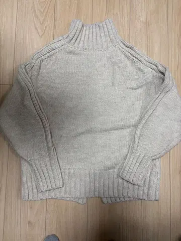 MARK STYLER 베이지 터틀넥 니트 F