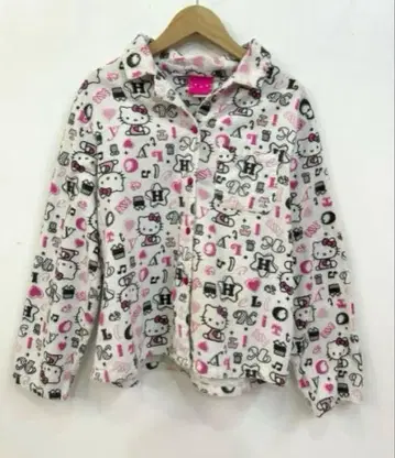 빈티지 파자마 셔츠 키티itimi 헬로키티y2k 그런지