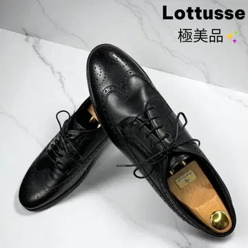 컨디션 최상 로투세 LOTTUSSE 윙팁 블랙 10 (약 28.5cm)
