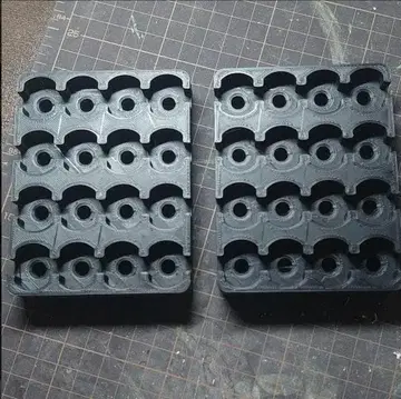 미니 사륜구동 모터 스탠드 2개 케이스 없음 블랙