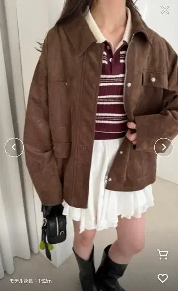 snidel 바리에 미들 블루종