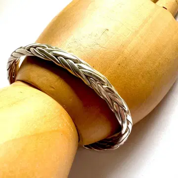 8mm 멕시코 스털링 실버 스웨이지 뱅글