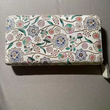 분코야 오제키  지퍼 장지갑 블루